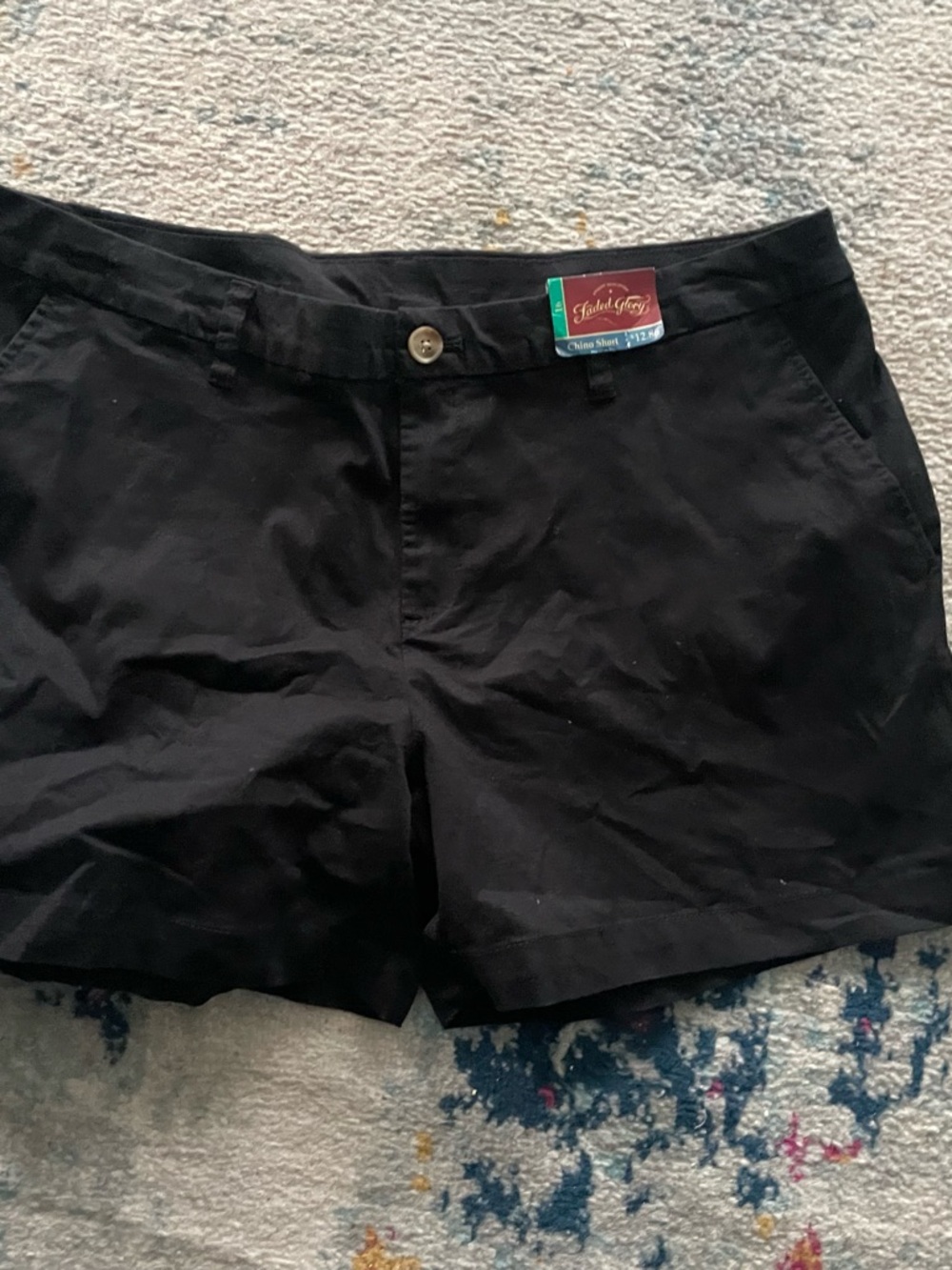 Fadedw Glory Black Women’s Chino Bermuda Shorts